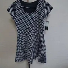 未使用タグ付きワンピースミニ　Mサイズ