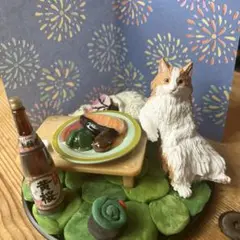 猫ちゃんの日本の風景インテリア
