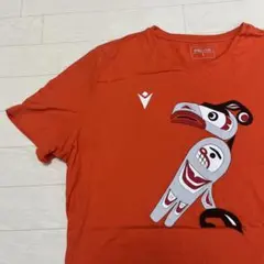 macron Tシャツ ラグビー カナダ ソフトタッチ インディアンアート