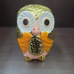 フクロウ置物 金持神社祈願