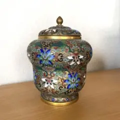 七宝焼壺