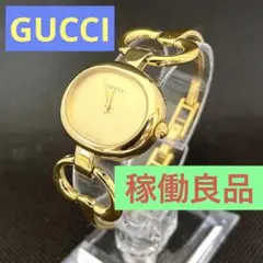 グッチGUCCI1600 インターロッキングハート 稼働良品 レディース腕時計