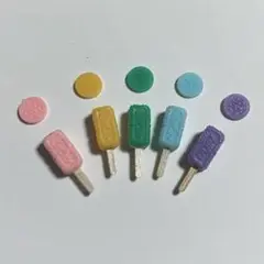 ミニチュアスイーツ　カラフルアイス　キャンディ