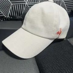 美品 ルコックスポルティフ リネンライクキャップ ベージュ
