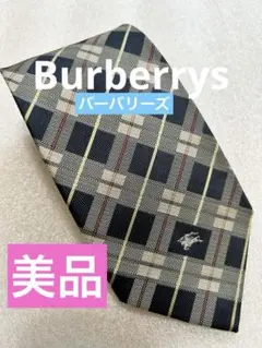 美品✨ Burberrys バーバリーズ ネクタイ ホースマーク チェック柄