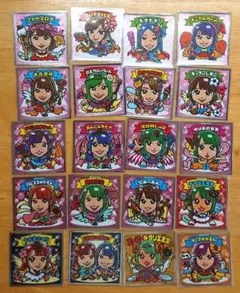 AKBックリマンシール 宮脇咲良 武藤十夢 茂木忍 横山由依 入山杏奈 岡田奈々
