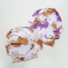 1LDK EVCON × IFNi ロンT カットソー コーヒータイダイ