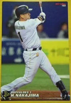 中島宏之　プロ野球チップスカード　オリックスバファローズ