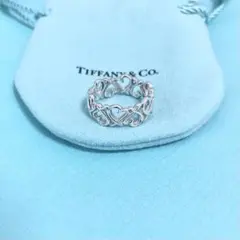 Tiffany u0026 Co. ラビングハート バンド リング 指輪 6.5号