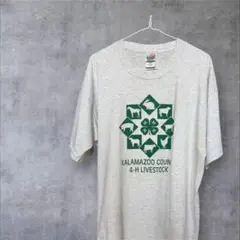 【FOH】Kalamazoo County Tシャツ XL グレー　古着　海外