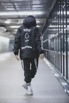 未使用 カバネ KAVANE ツイル ジップアップ パーカー ブラック M
