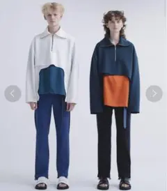 CULLNI Open Front Half ZIP Pullover