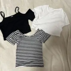 キッズ　ドロップ丈　Tシャツ 無地 3点まとめ売り 120