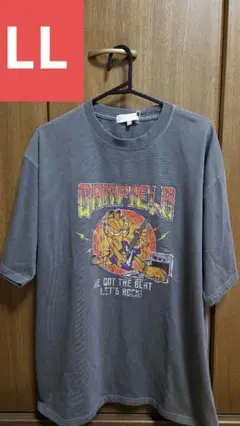 ★新品★　ガーフィールド　LOGOS (ロゴス)　ロック Tシャツ　古着風　XL