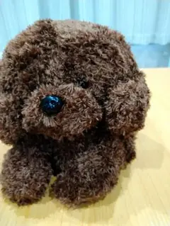 いっしょにおでかけ！　トイプーぬいぐるみリュック　ブラウン　こげ茶　トイプードル