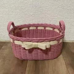 エコクラフト　クラフトバンド　パンかご小