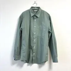 GU シャツ◼︎ユニセックス◼︎Sサイズ◼︎くすみグリーン