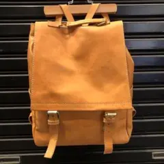 PEAKSPEAK「新品」【本革】『牛革』フラップリュック