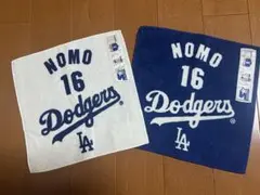 【激レア】ロサンゼルスドジャース 16 NOMO 野茂英雄 ハンカチ2枚セット