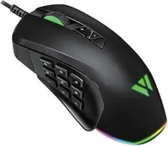 WizarD MK21C2 有線・サイド付け替え多機能ゲーミングマウス