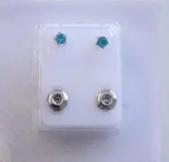 医療用ファーストピアス アクアマリン　 star