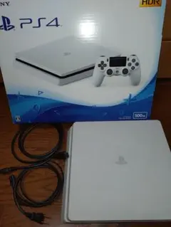 ホワイト PS4 本体 2100A 500GB