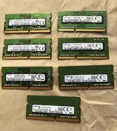 DDR4 4GB メモリ 2400MHz等 7枚セット