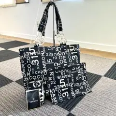 美品 CHANEL シャネル バイシー トートバッグ キャンバス