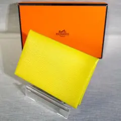 【極美品 送料込み】エルメス カルヴィ イエロー