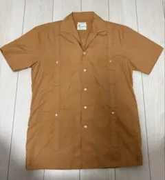 PANABRISA 半袖 メキシカンシャツ キューバシャツ オープンカラー
