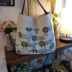 ミナペルホネン生地ワンハンドル肩がけバッグ大きめ専用