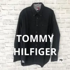 TOMMYHILFIGER トミーヒルフィガー 長袖シャツ 黒色