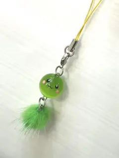 ☆美品・北海道限定☆まりもりものストラップ(未使用)まりもこちゃん サンエックス