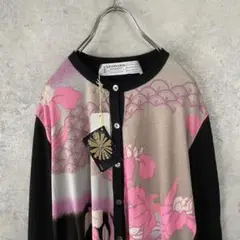 LEONARDレオナール カーディガン カシミヤ 花柄