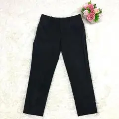 UNITED ARROWSユナイテッドアローズ【M】スラックス　黒　無地　大人