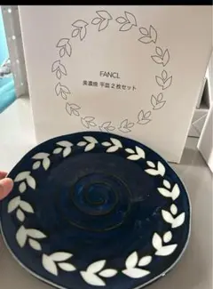 ファンケル オリジナル 美濃焼 平皿 2枚セット