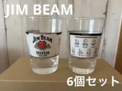 JIM BEAM ホワイトラベルタンブラー 6個セット
