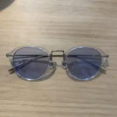 Zoff クリアフレーム サングラス