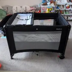 ネビオ Nebio エコット デラックス 折りたたみ プレイヤード 黒