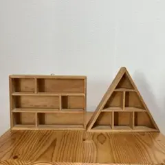 木製壁掛け小物入れ