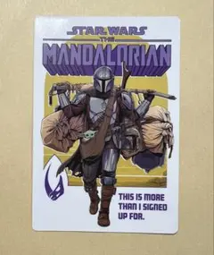 STAR WARS　マンダロリアン　チップス　カード　009