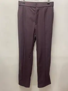MK MICHEL KLEIN ハイストレッチ細身パンツ サイドスリット 38