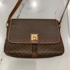 CELINE ショルダーバッグ マカダム クロスボディ ヴィンテージ