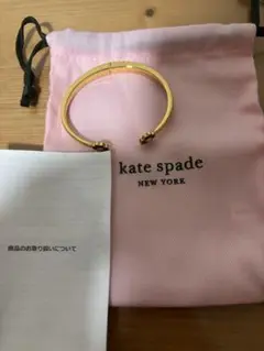 kate spade ゴールド フラワーブレスレット