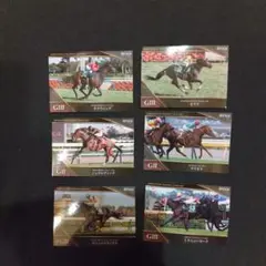 ホースレーシングトレーディングカード 6枚セット