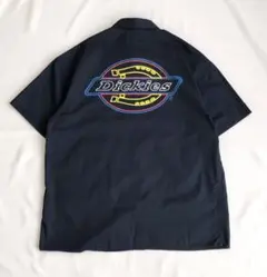 Dickies ディッキーズ バックプリント 半袖 ワークシャツ