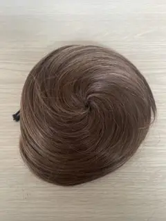 ライトブラウン お団子 ヘアウィッグ