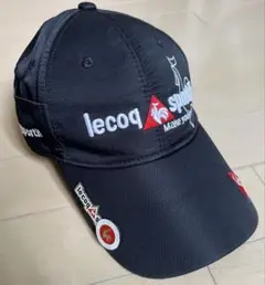 ◎lecoq sportif ブラック　ゴルフキャップ　ボールマーカ付