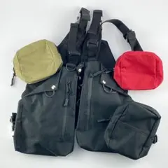 ショルダーバッグ ボディバッグ サコッシュ 3WAY 多機能 ブラック 黒