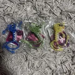 ビーズ　ストラップ　アクセサリー　マスコット　ピンクパンサー
